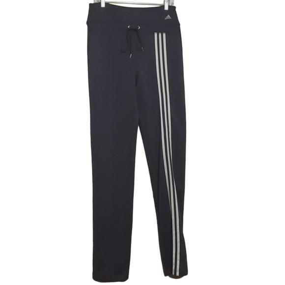 Adidas | Women's Gray Clima 365 Three Stripes Track Pants (US 12) - Picture 1 of 14